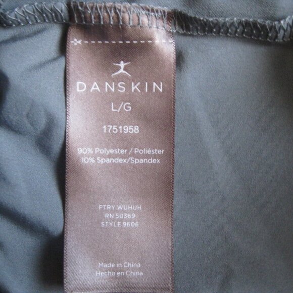 Danskin Ladies' Paperbag Short 4" Inseam, Blue (Stormy Weather) Size L,(1238) - Picture 11 of 12